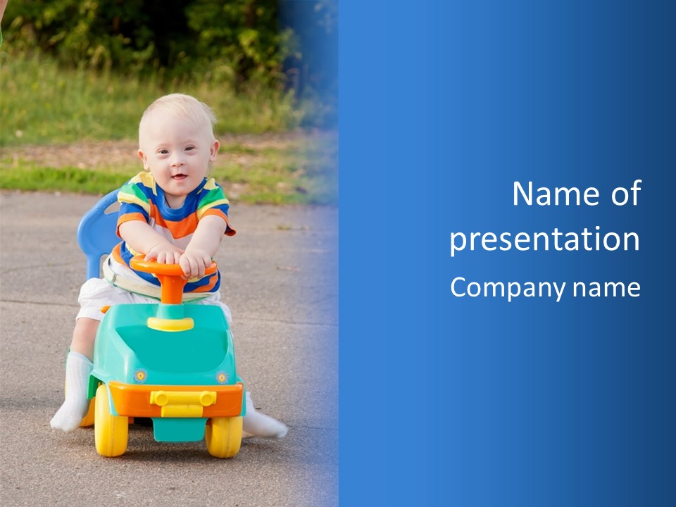 Looking Teaching Special Needs PowerPoint Template