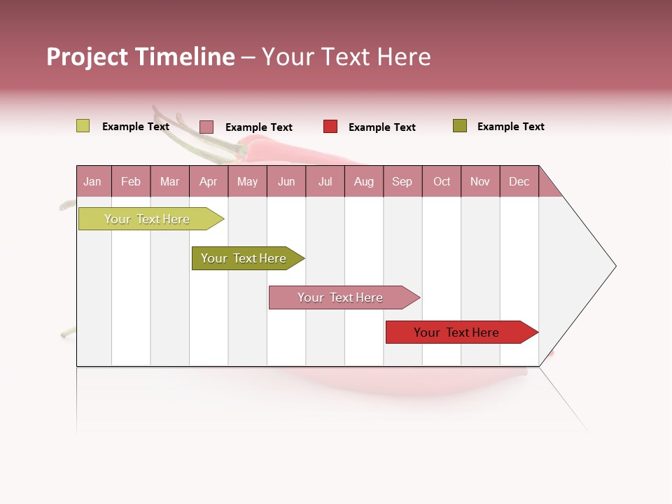 Pile Capsicum Annuum Produce PowerPoint Template