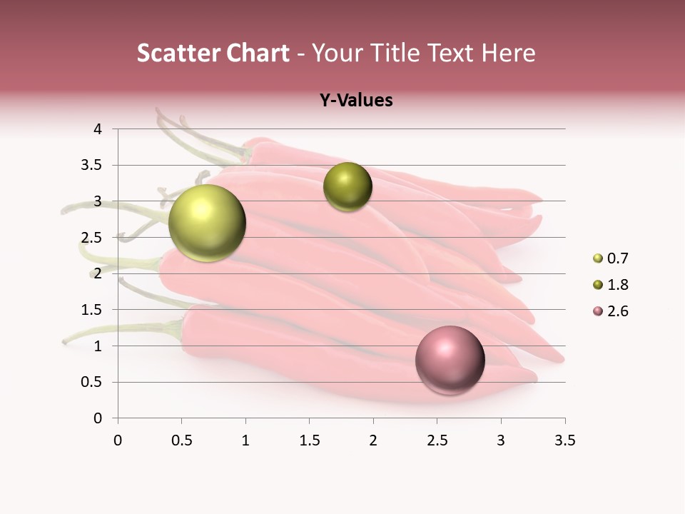 Pile Capsicum Annuum Produce PowerPoint Template