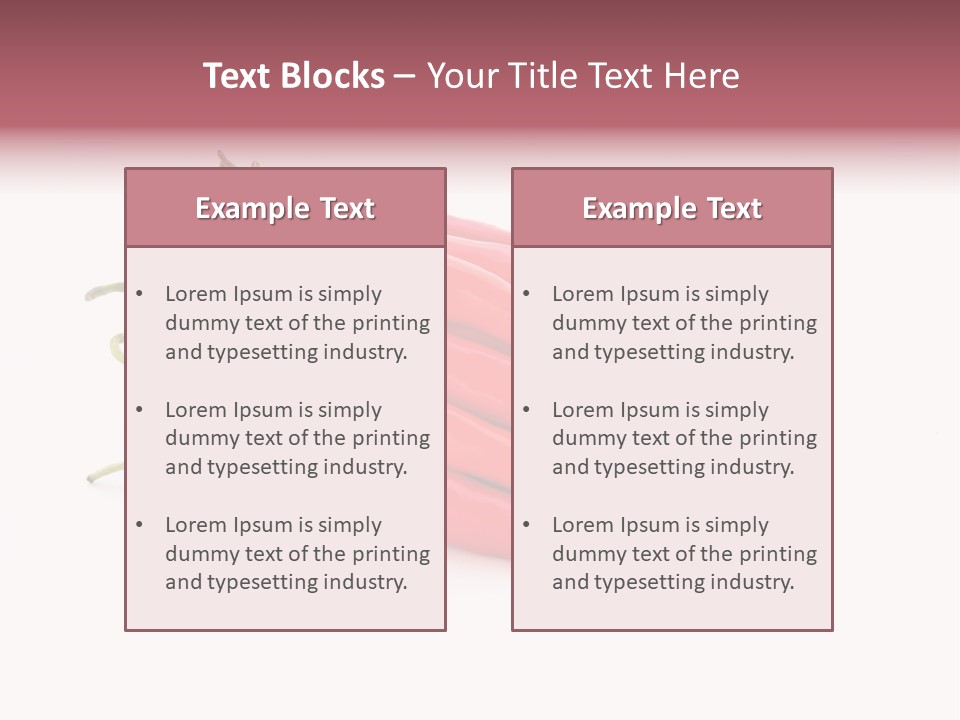 Pile Capsicum Annuum Produce PowerPoint Template