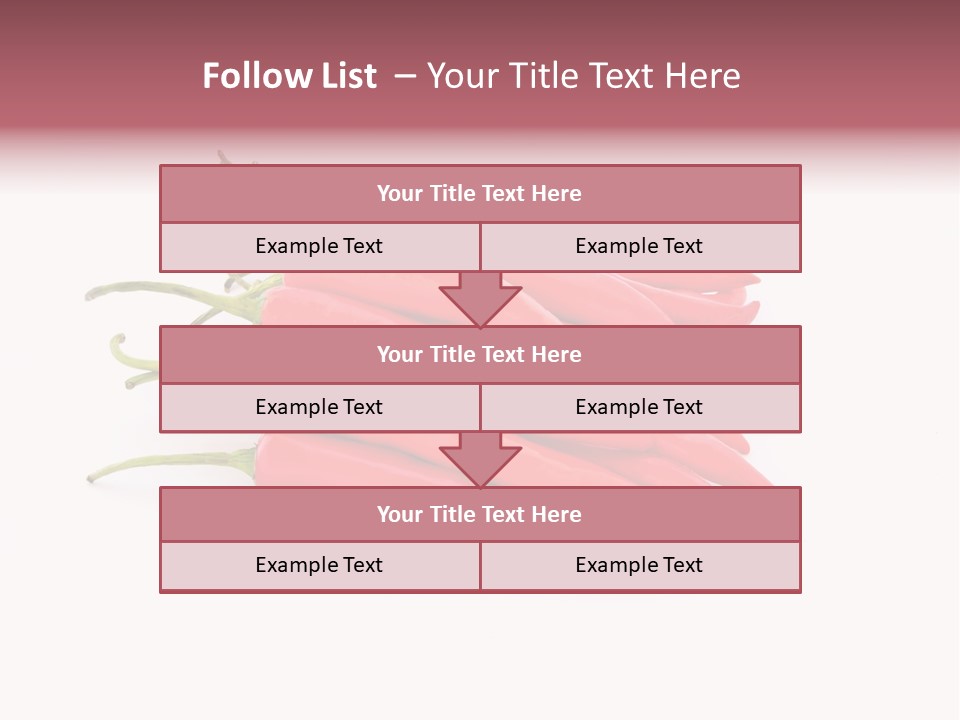 Pile Capsicum Annuum Produce PowerPoint Template