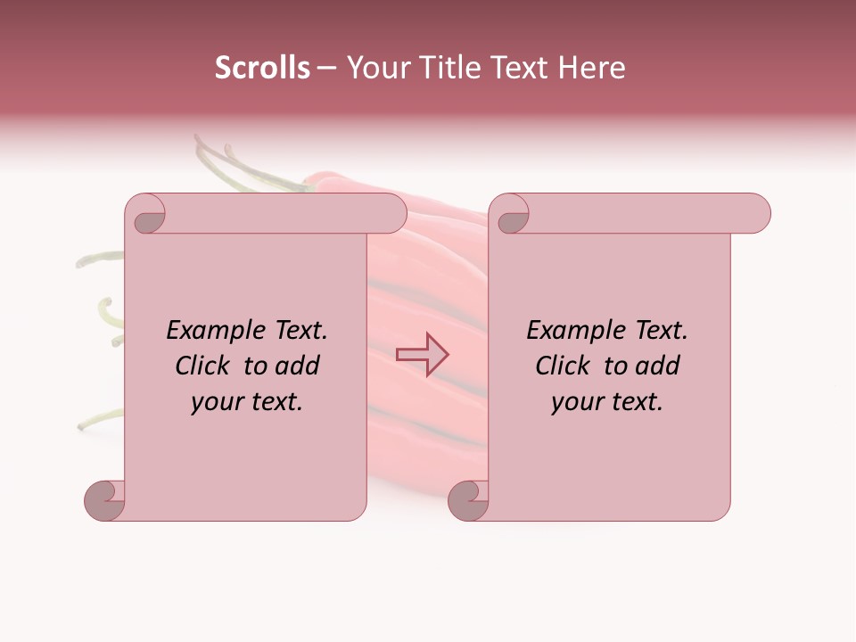 Pile Capsicum Annuum Produce PowerPoint Template