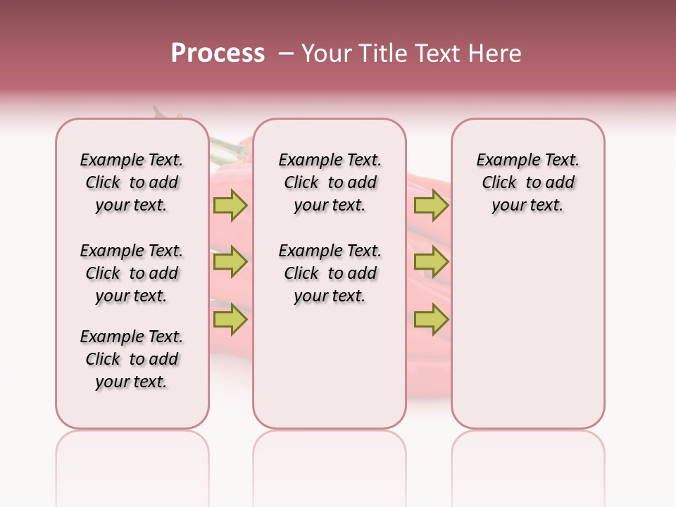 Pile Capsicum Annuum Produce PowerPoint Template