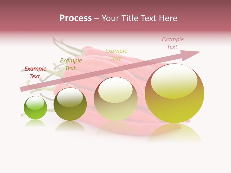 Pile Capsicum Annuum Produce PowerPoint Template