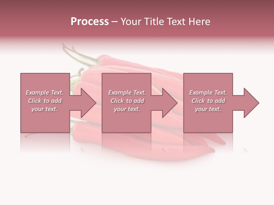 Pile Capsicum Annuum Produce PowerPoint Template