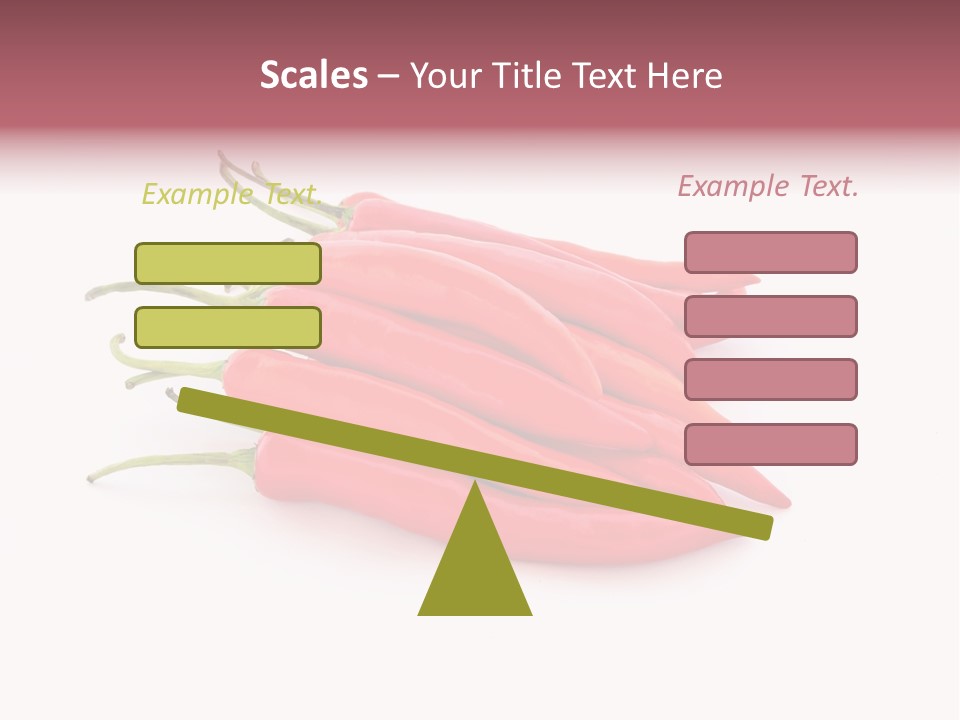 Pile Capsicum Annuum Produce PowerPoint Template