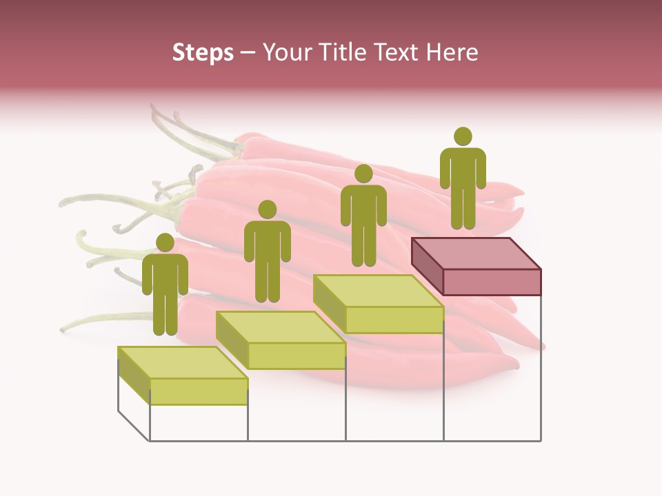 Pile Capsicum Annuum Produce PowerPoint Template