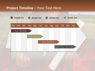 Schoolgirl Grad Money PowerPoint Template