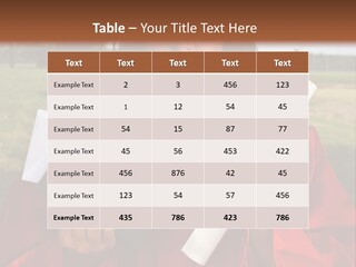 Schoolgirl Grad Money PowerPoint Template