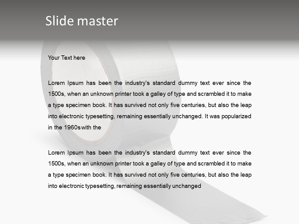 Background Sticky Repair PowerPoint Template