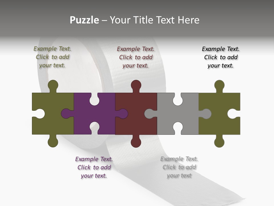 Background Sticky Repair PowerPoint Template