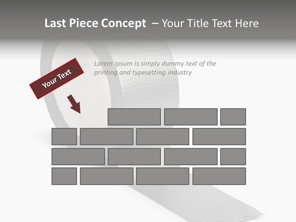 Background Sticky Repair PowerPoint Template