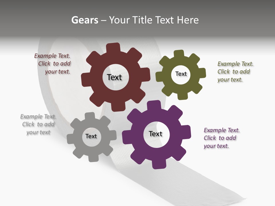 Background Sticky Repair PowerPoint Template