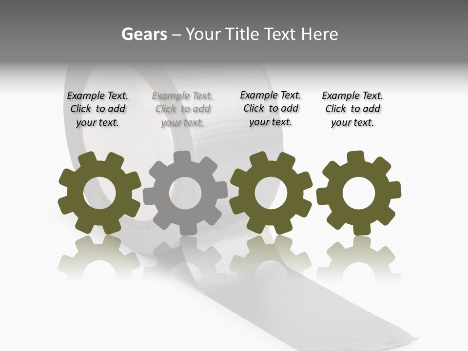 Background Sticky Repair PowerPoint Template