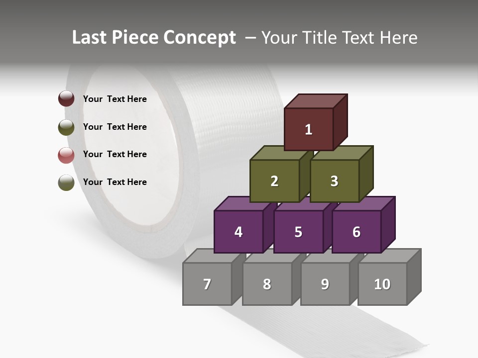 Background Sticky Repair PowerPoint Template