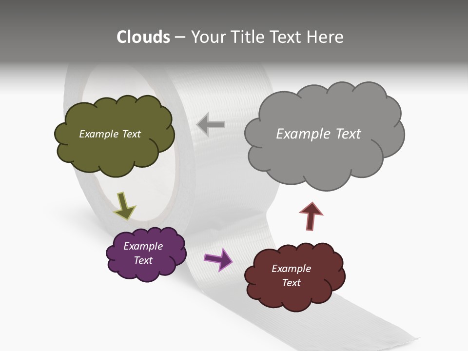Background Sticky Repair PowerPoint Template