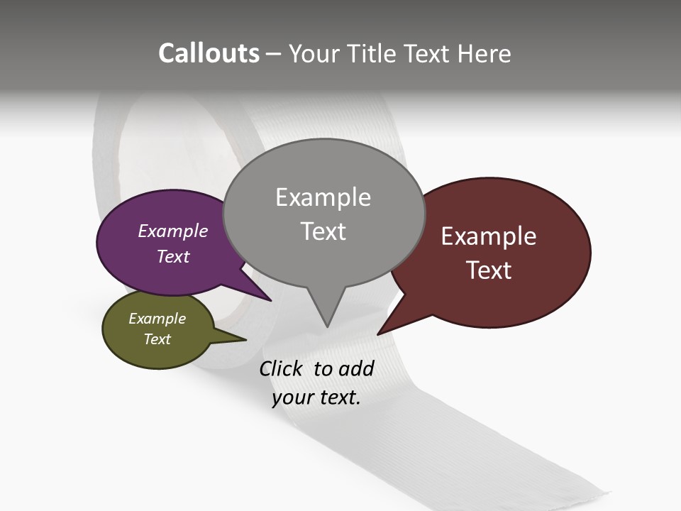 Background Sticky Repair PowerPoint Template