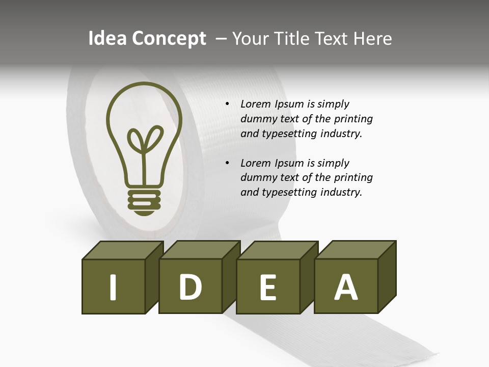 Background Sticky Repair PowerPoint Template