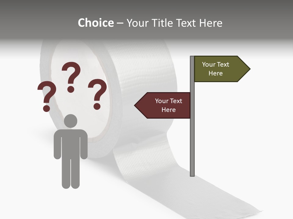 Background Sticky Repair PowerPoint Template
