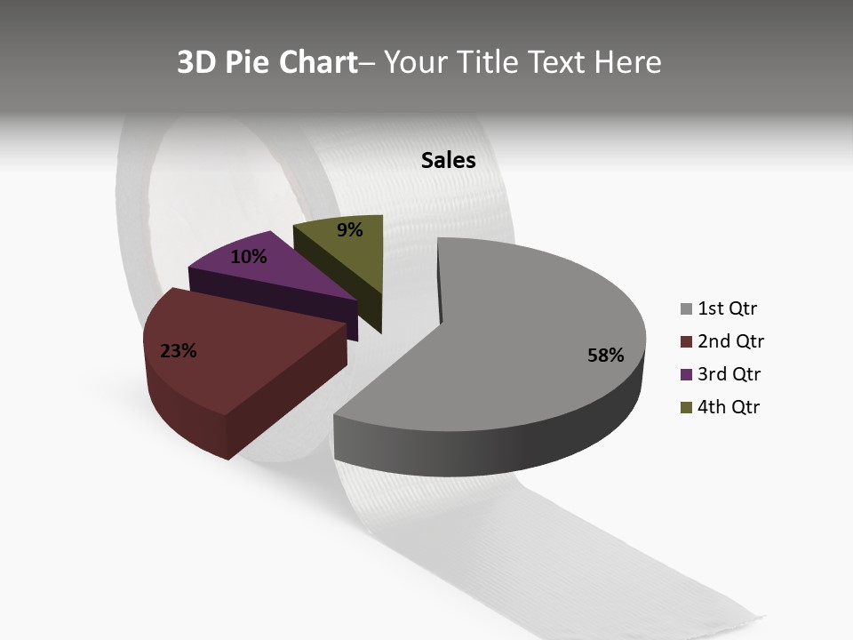 Background Sticky Repair PowerPoint Template