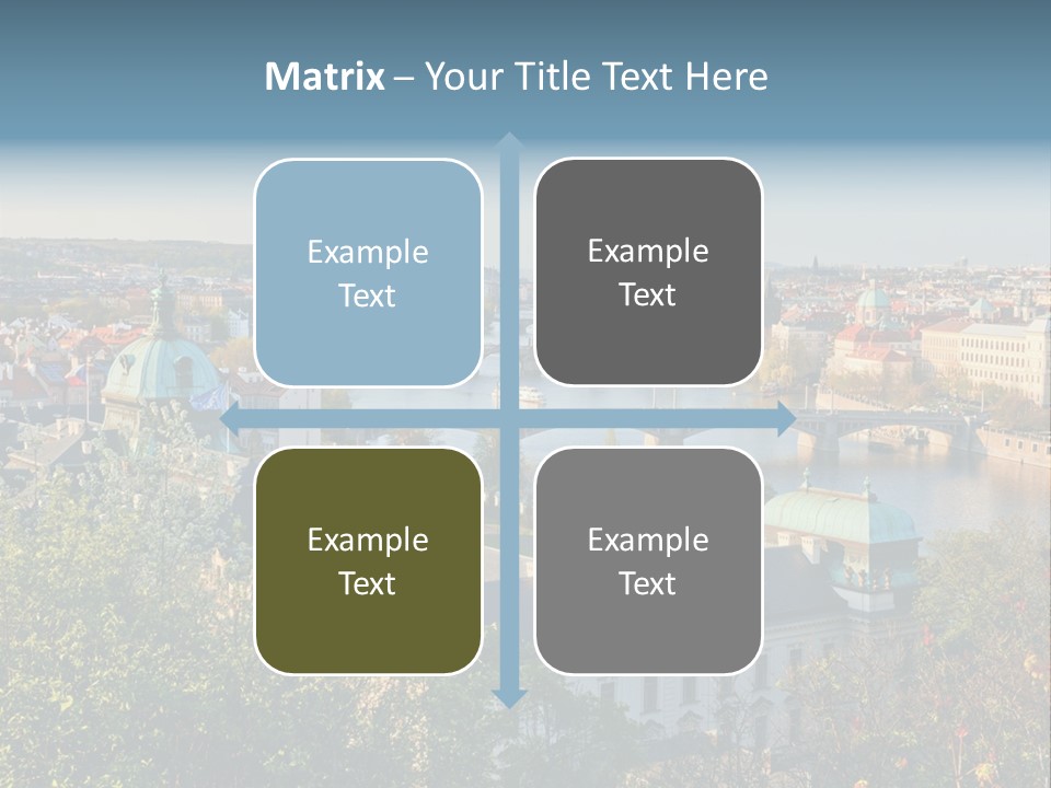 Bohemia Architecture Vltava PowerPoint Template