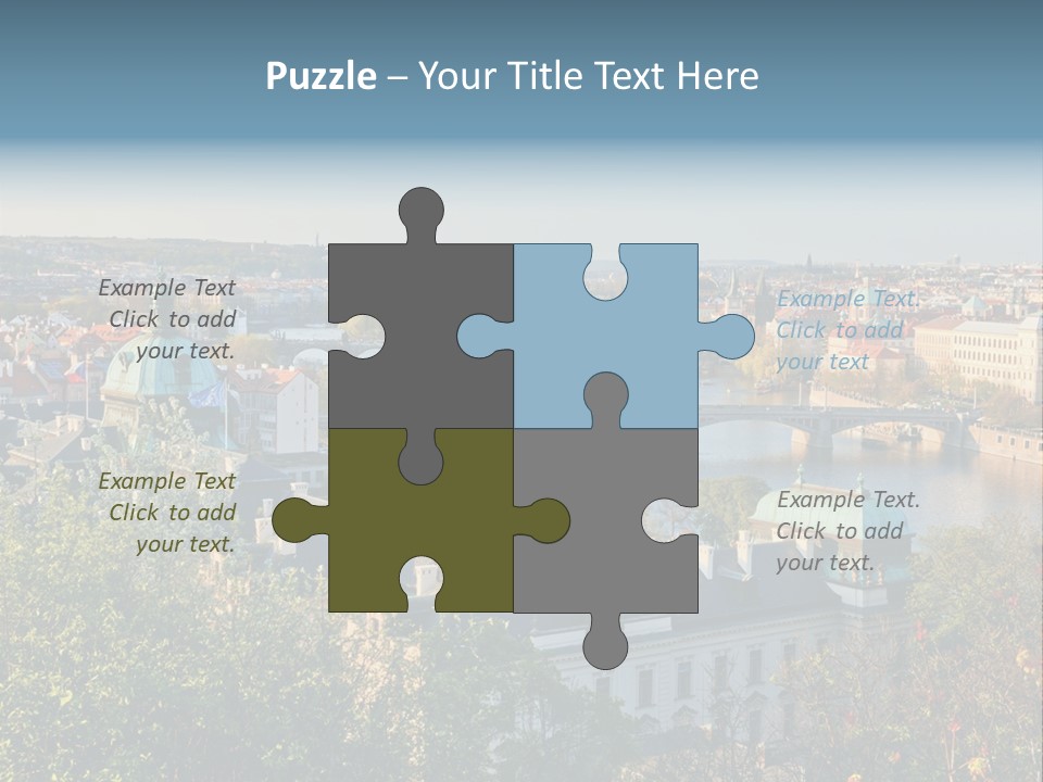 Bohemia Architecture Vltava PowerPoint Template