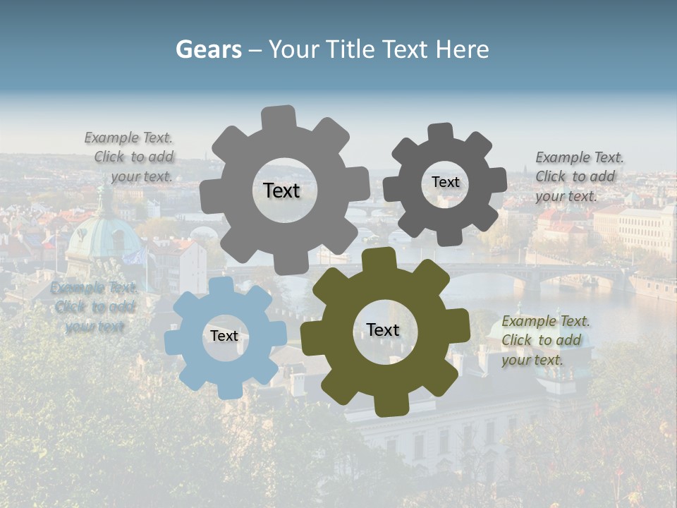 Bohemia Architecture Vltava PowerPoint Template