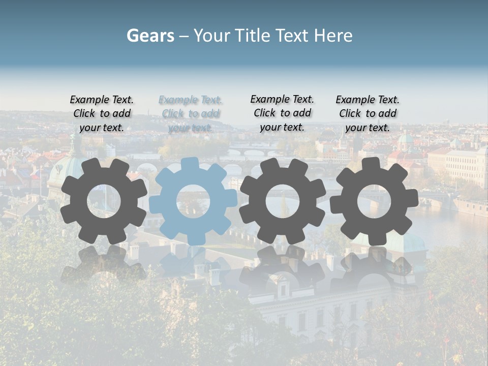 Bohemia Architecture Vltava PowerPoint Template