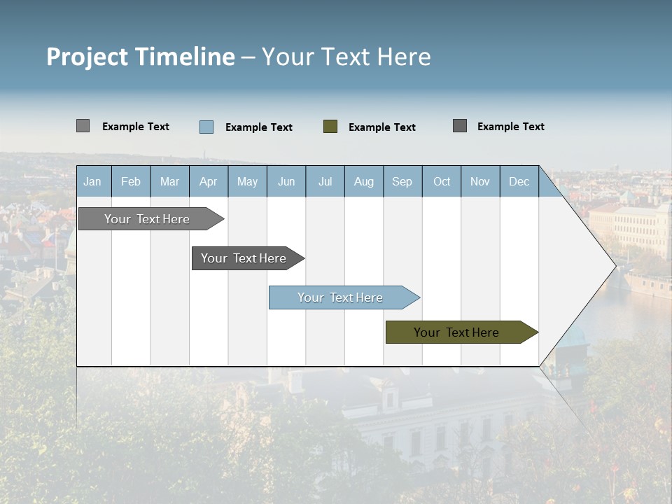 Bohemia Architecture Vltava PowerPoint Template
