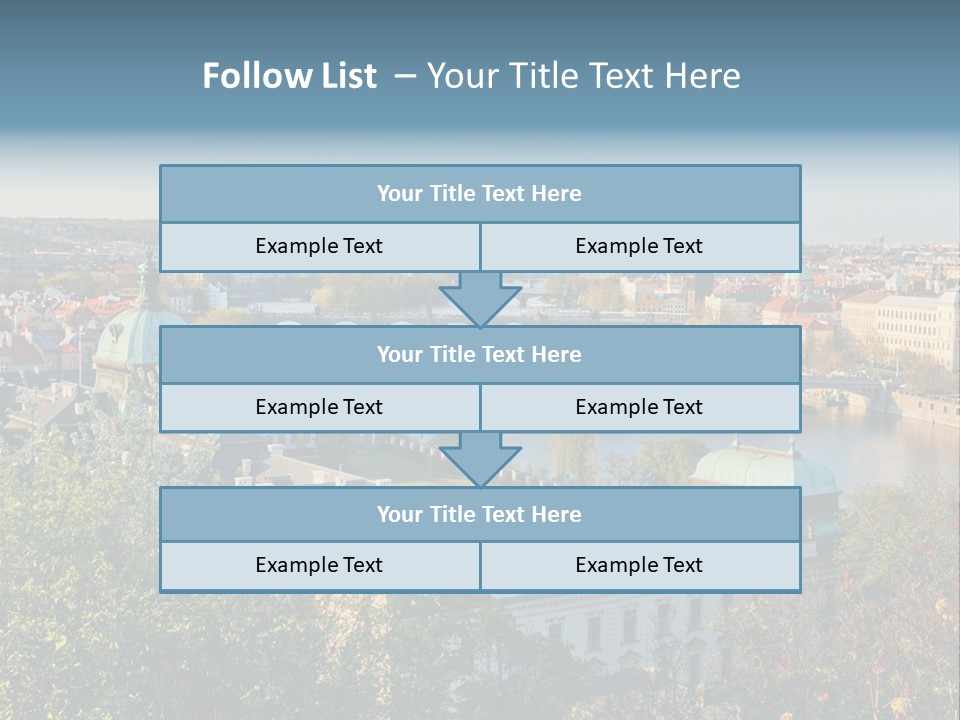 Bohemia Architecture Vltava PowerPoint Template