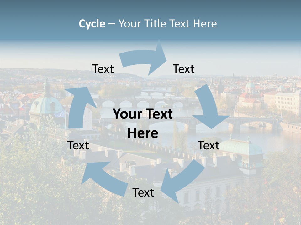 Bohemia Architecture Vltava PowerPoint Template
