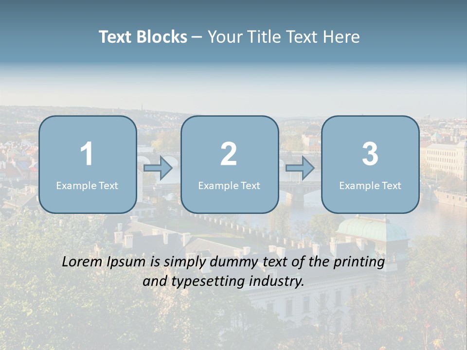 Bohemia Architecture Vltava PowerPoint Template