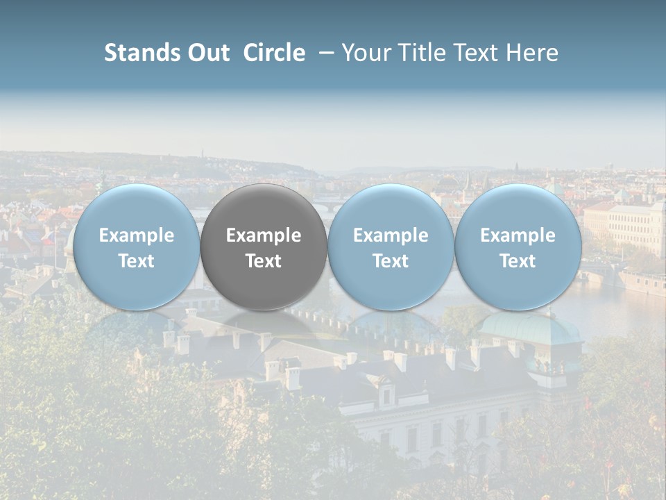 Bohemia Architecture Vltava PowerPoint Template