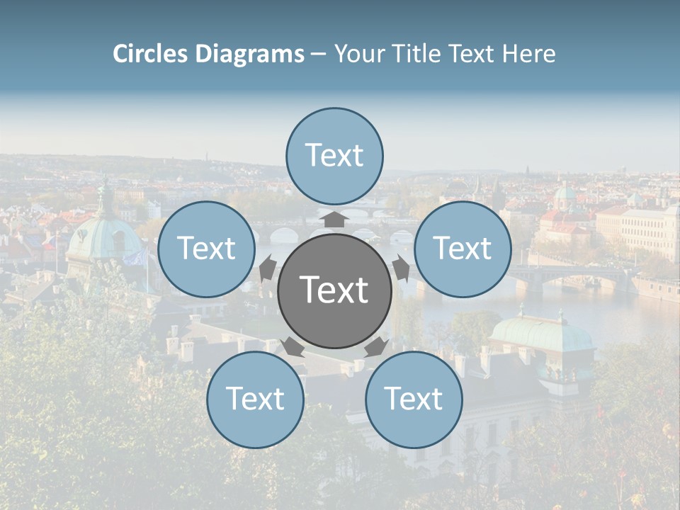 Bohemia Architecture Vltava PowerPoint Template