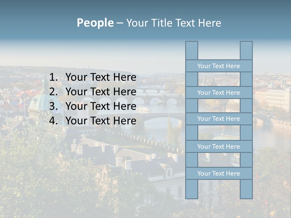 Bohemia Architecture Vltava PowerPoint Template