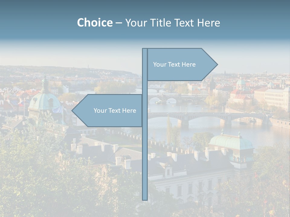 Bohemia Architecture Vltava PowerPoint Template