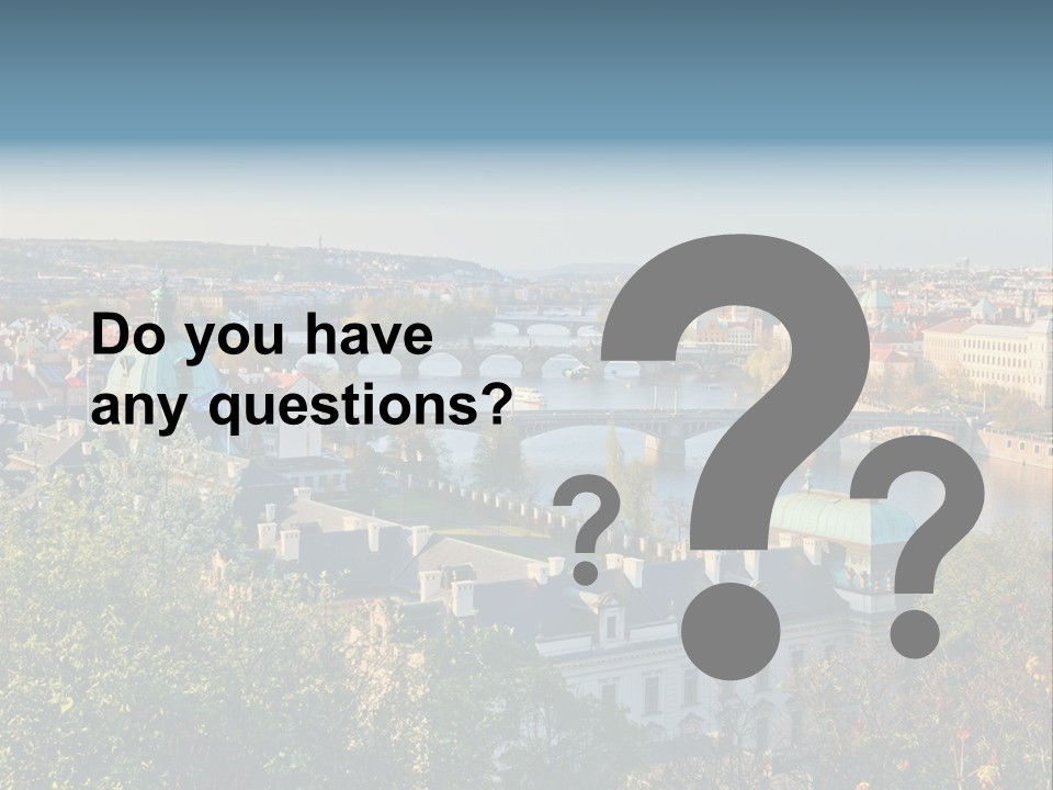 Bohemia Architecture Vltava PowerPoint Template