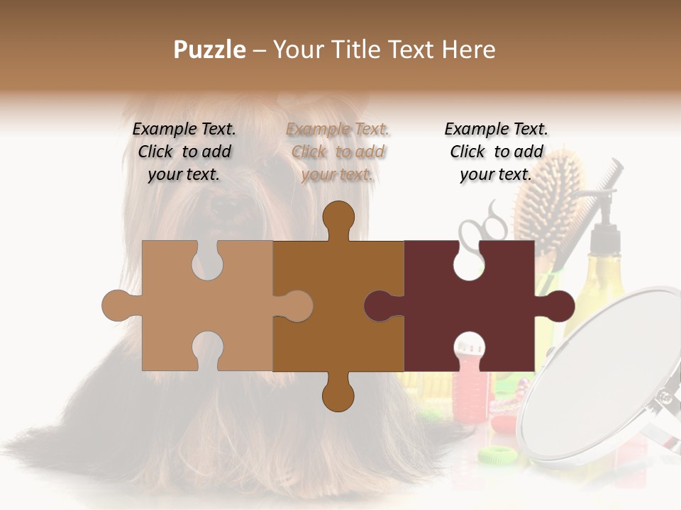 Scissors Happiness Items PowerPoint Template