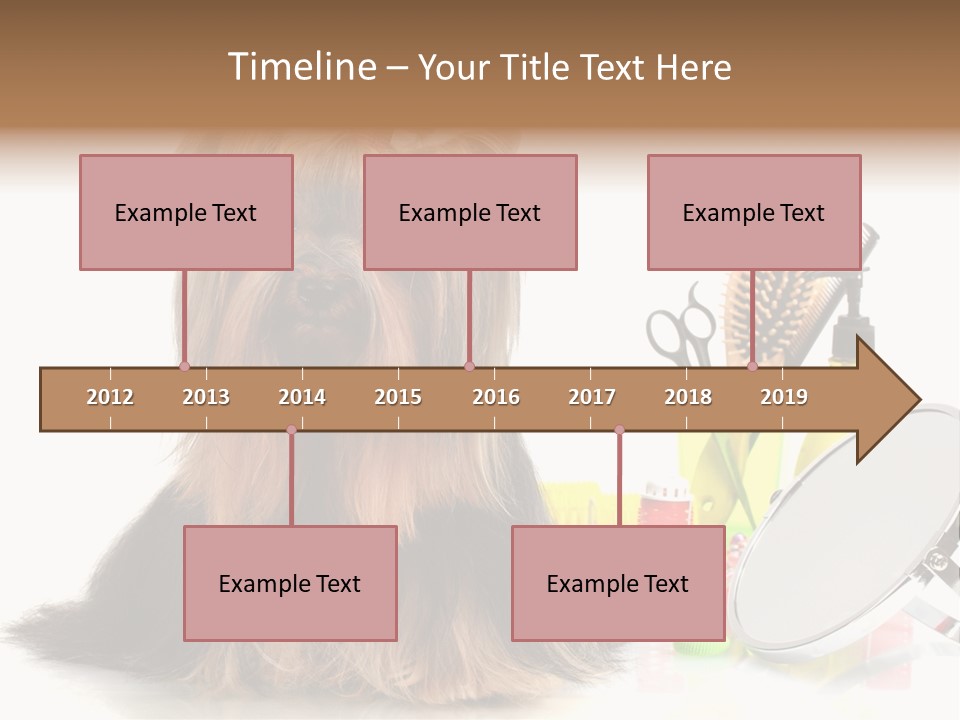 Scissors Happiness Items PowerPoint Template