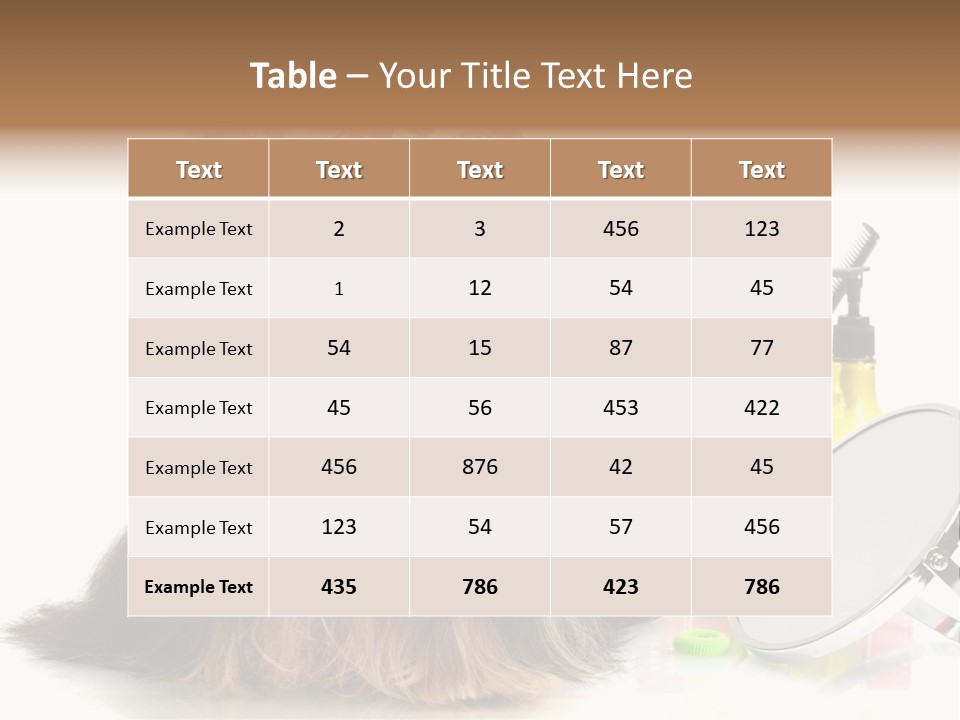 Scissors Happiness Items PowerPoint Template