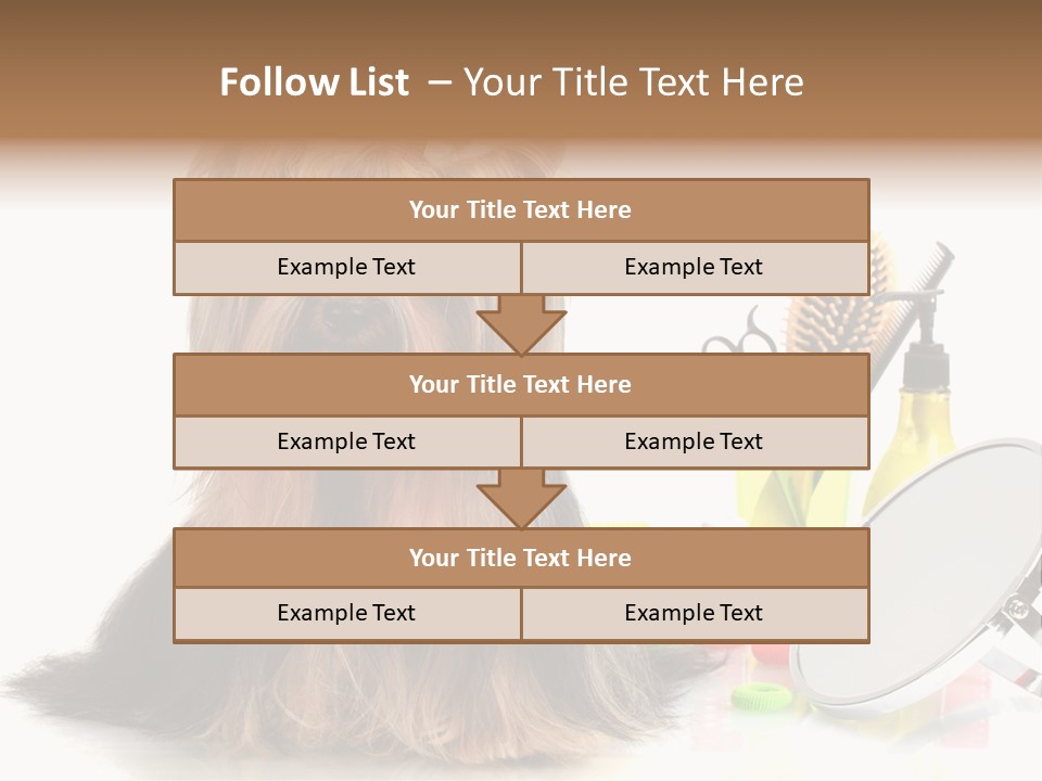 Scissors Happiness Items PowerPoint Template