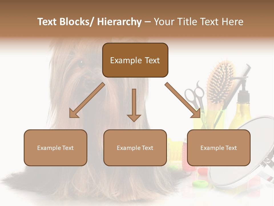 Scissors Happiness Items PowerPoint Template