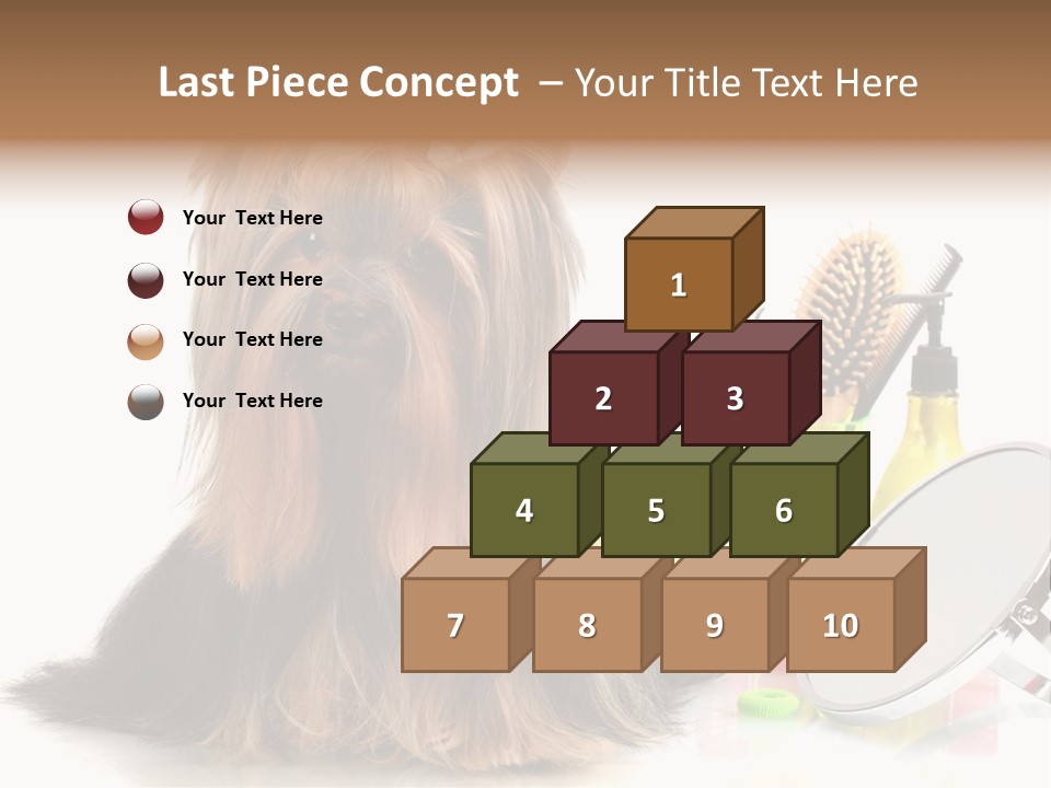 Scissors Happiness Items PowerPoint Template