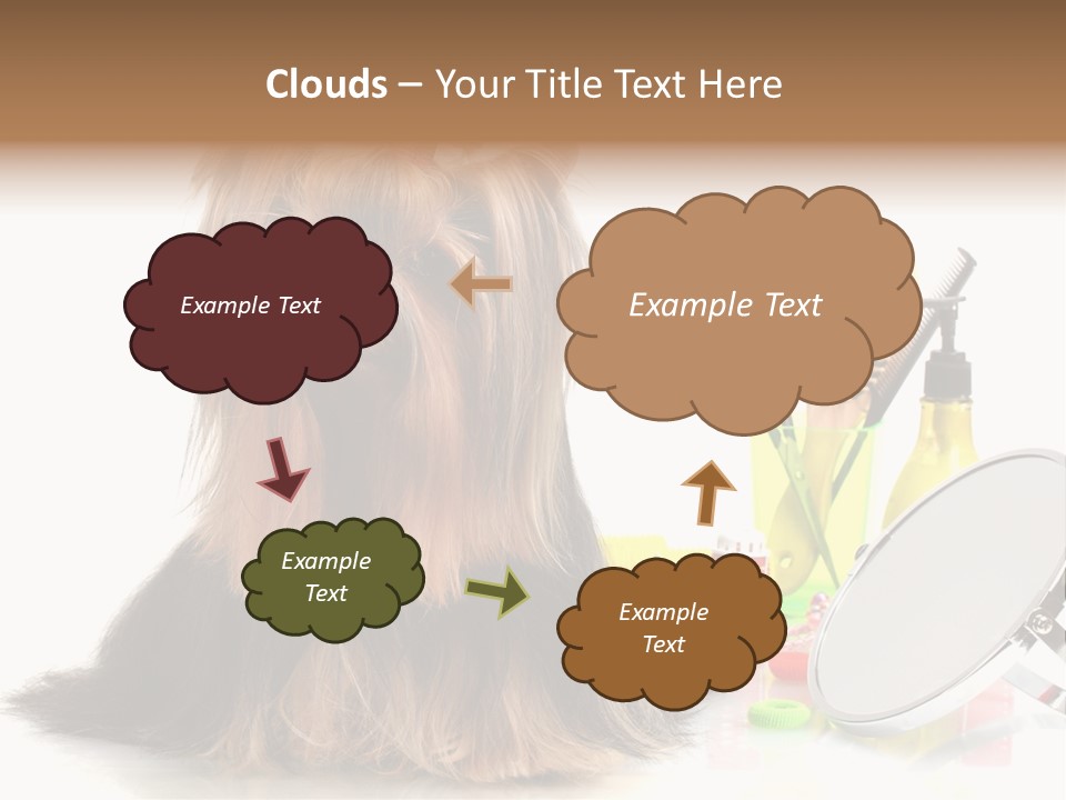 Scissors Happiness Items PowerPoint Template