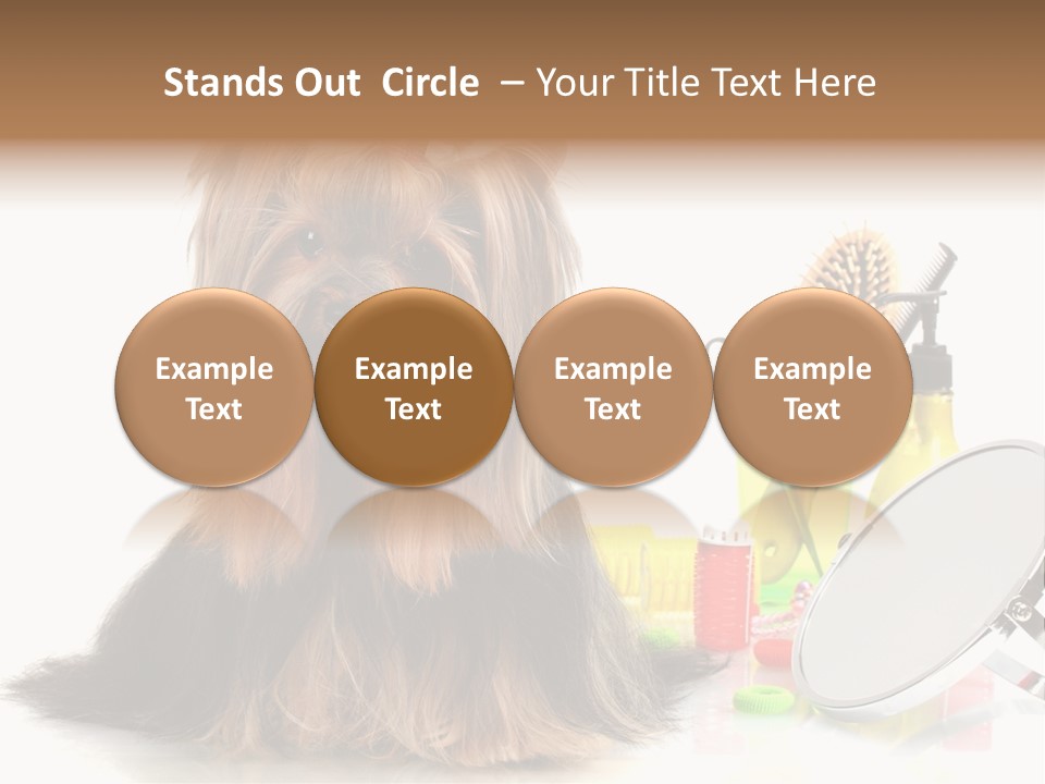 Scissors Happiness Items PowerPoint Template