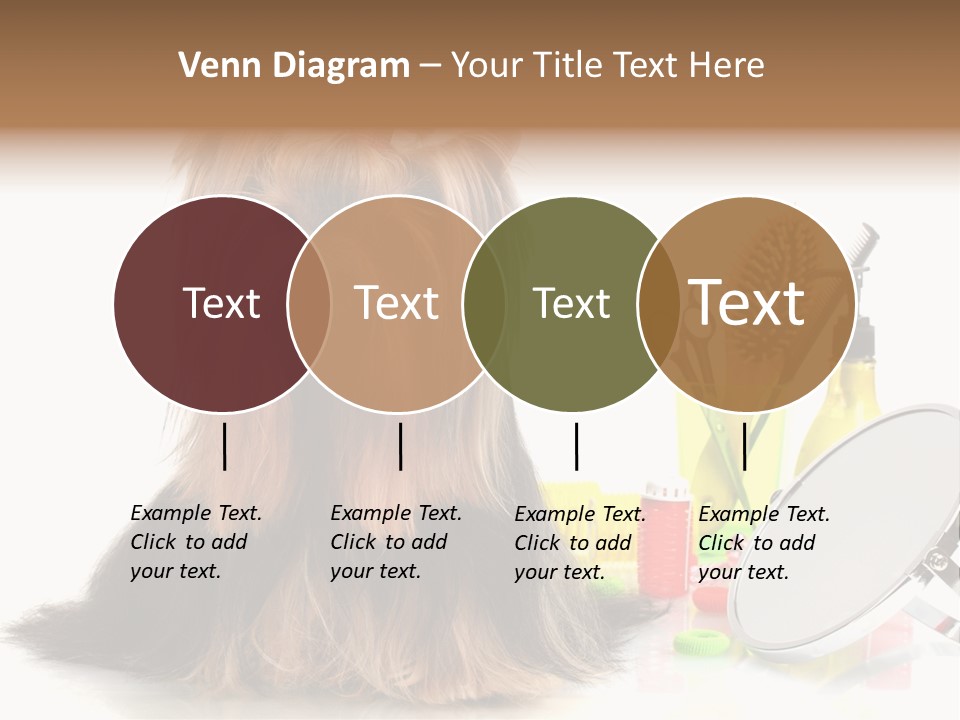Scissors Happiness Items PowerPoint Template