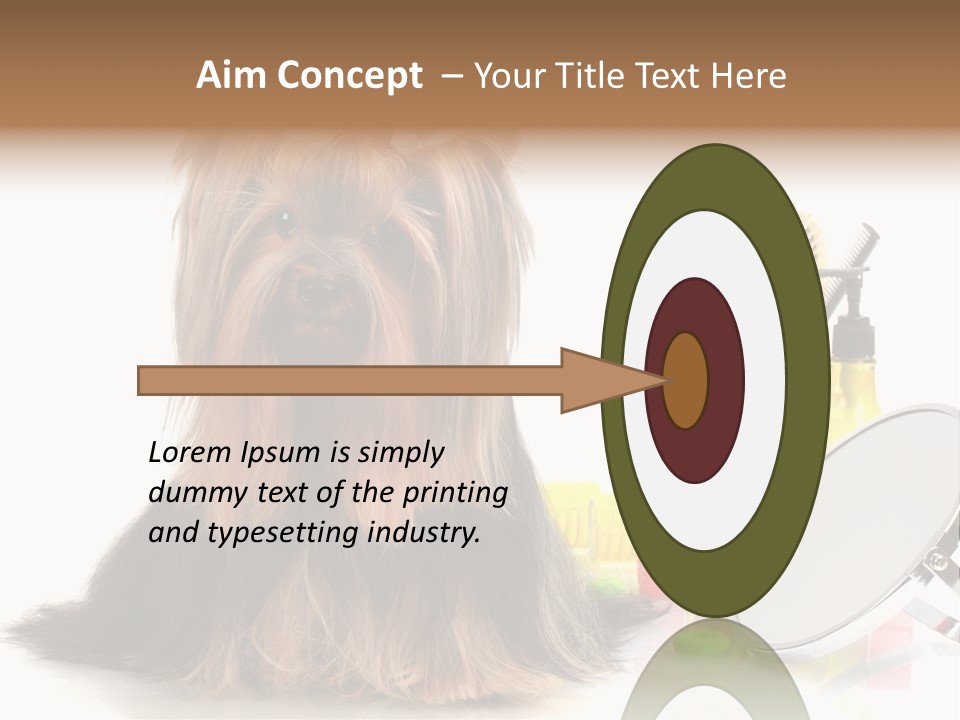 Scissors Happiness Items PowerPoint Template