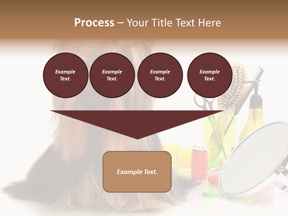Scissors Happiness Items PowerPoint Template