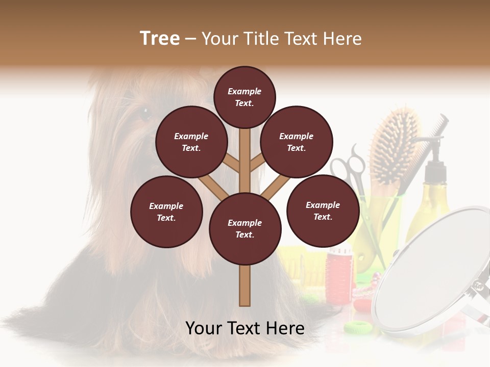 Scissors Happiness Items PowerPoint Template