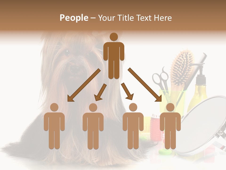 Scissors Happiness Items PowerPoint Template